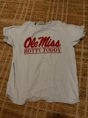 Ole Miss Hotty Toddy Graphic Tee - Light Blue
